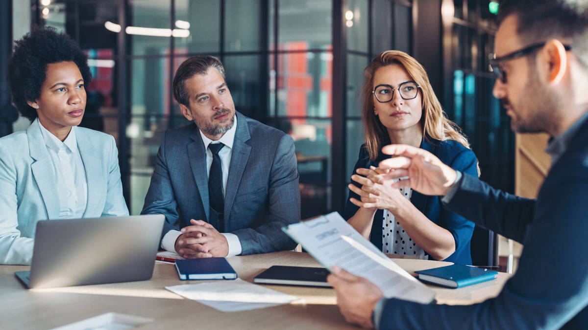 Team business meeting